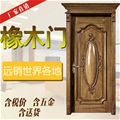 门业图片-广东专业高端原木门定制，豪宅入户原木大门、房间雕花原木门。别墅门定制08图片