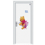 门业图片-钢木套装室内门系列供应豪苑钢木套装室内门型号：HY-G076(维尼小熊)图片