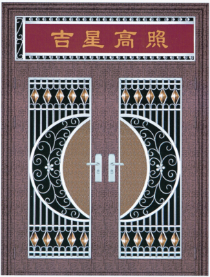 门业图片-高档不锈钢门不锈钢大门1298图片