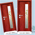 门业图片-诚灵凯环保强化室内门 CLK-828CLK-828花梨木图片
